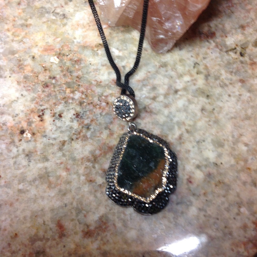 Druzy necklace